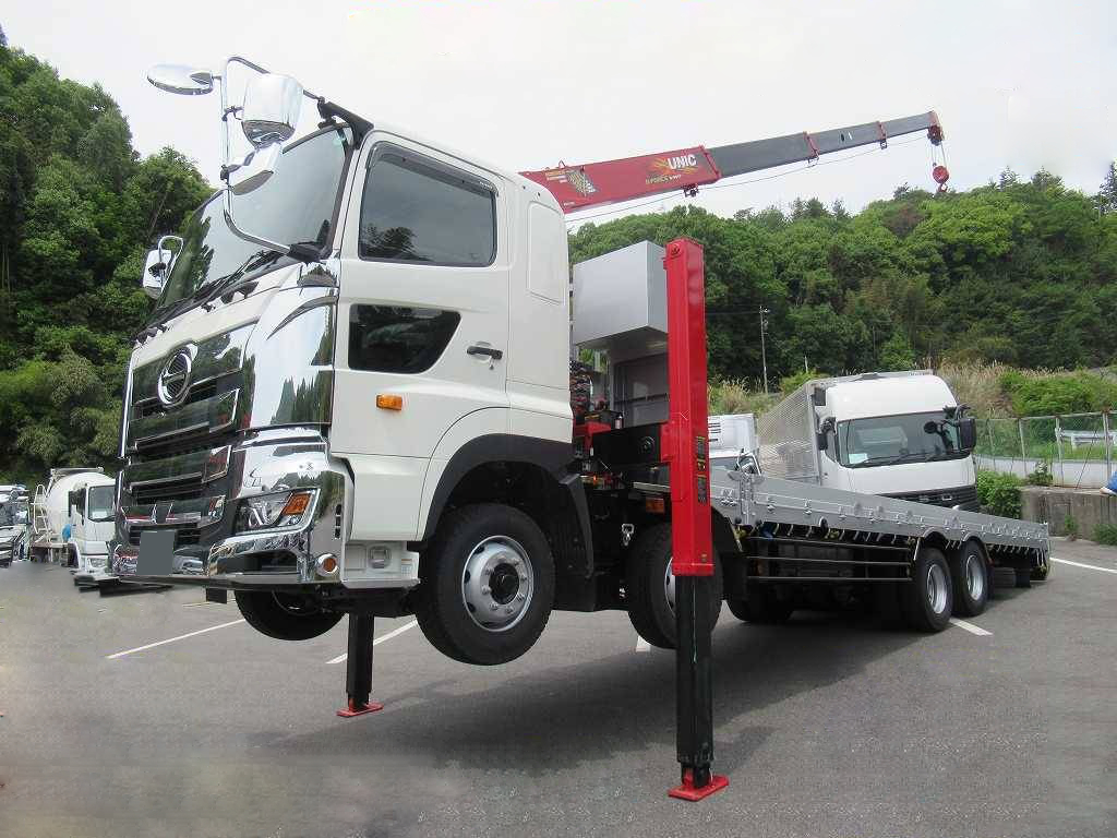 日野 プロフィア 大型 車両重機運搬 セルフローダー