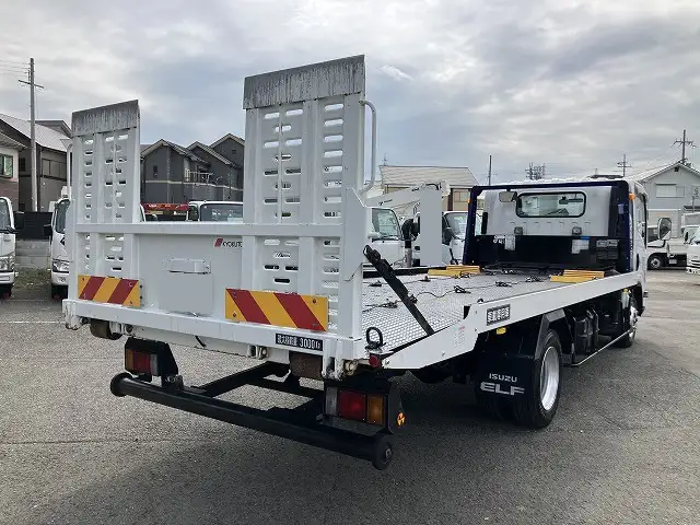 いすゞ エルフ 小型 車両重機運搬 ラジコン ウインチの中古トラック画像4
