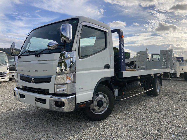 三菱 キャンター 小型 車両重機運搬 セーフティーローダー