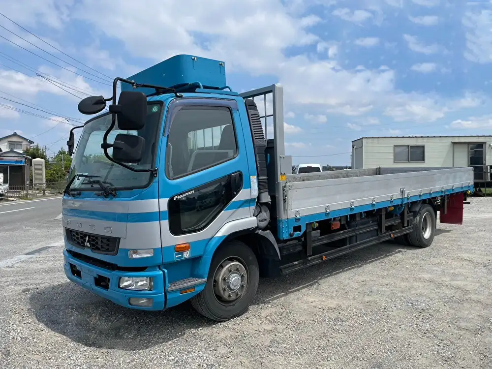 三菱 ファイター 中型/増トン 平ボディ アルミブロック LKG-FK72FZ の中古トラック【車両No.197788】