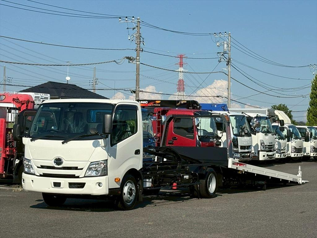 日野 デュトロ 小型 車両重機運搬 セーフティーローダー