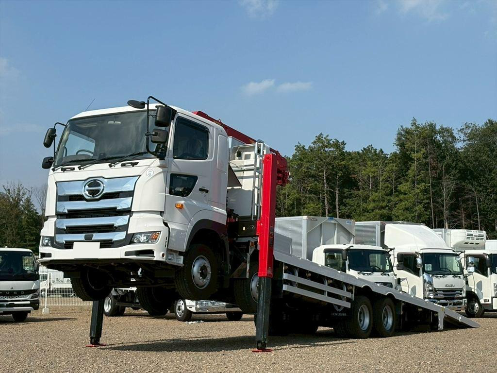 日野 プロフィア 大型 車両重機運搬 セルフローダー