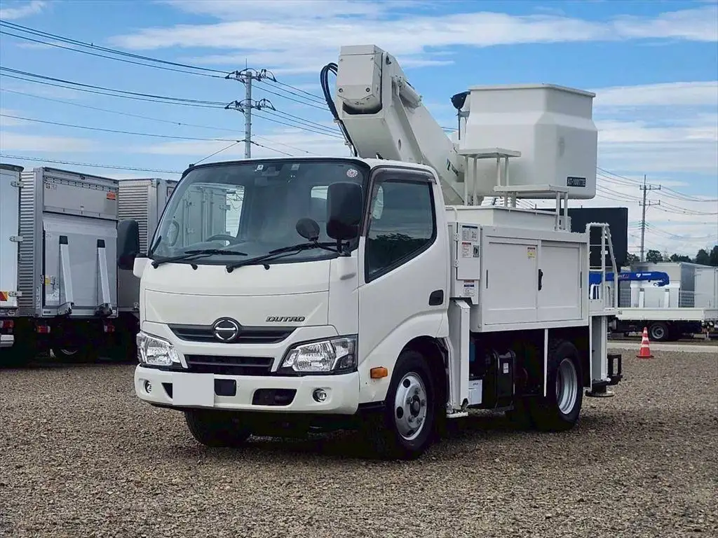 日野 デュトロ 小型 高所・建柱車 高所作業車 電工仕様 の中古トラック【車両No.197802】