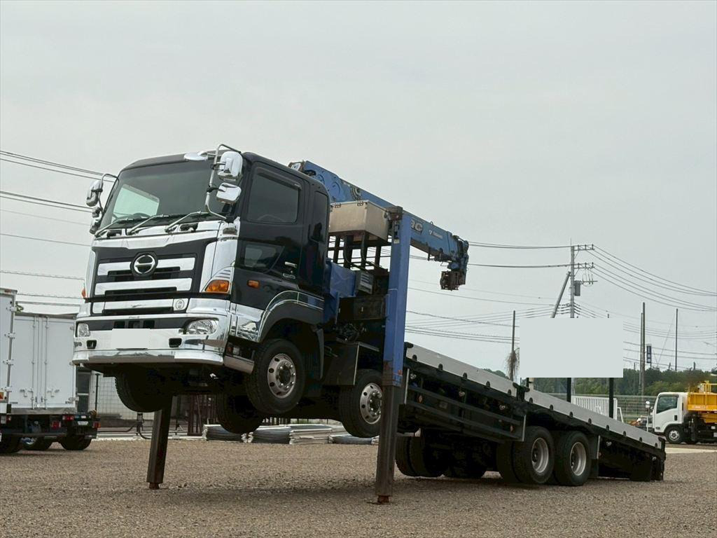 日野 プロフィア 大型 車両重機運搬 セルフローダー