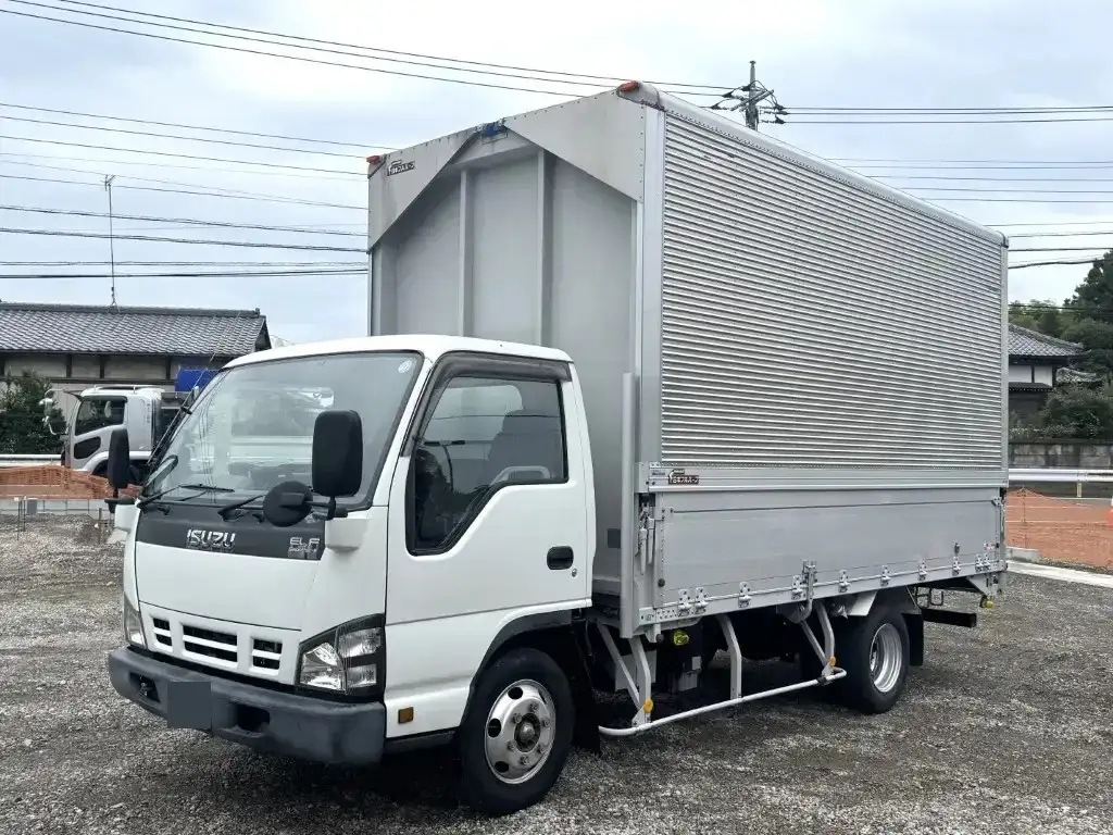 いすゞ エルフ 小型 ウイング 床鉄板 PB-NPR81AN の中古トラック【車両No.198004】