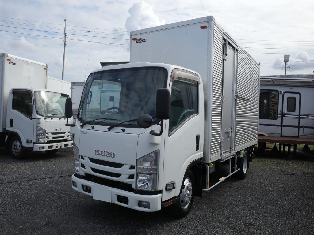 いすゞ エルフ 小型 アルミバン 標準ロング