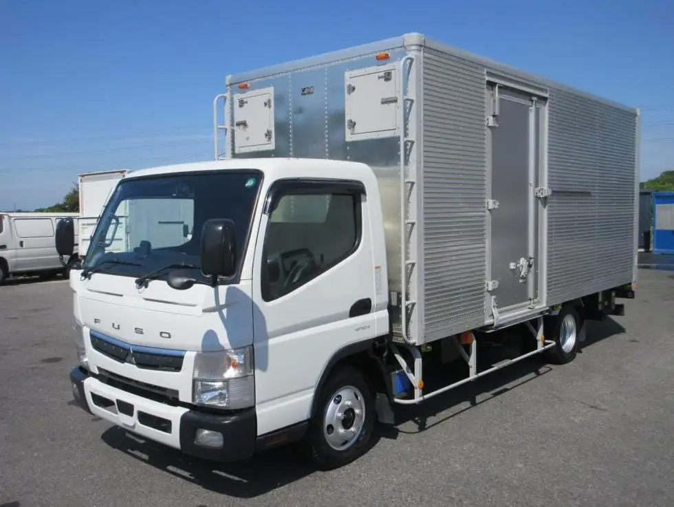三菱 キャンター 小型 アルミバン パワーゲート サイドドア の中古トラック【車両No.198093】