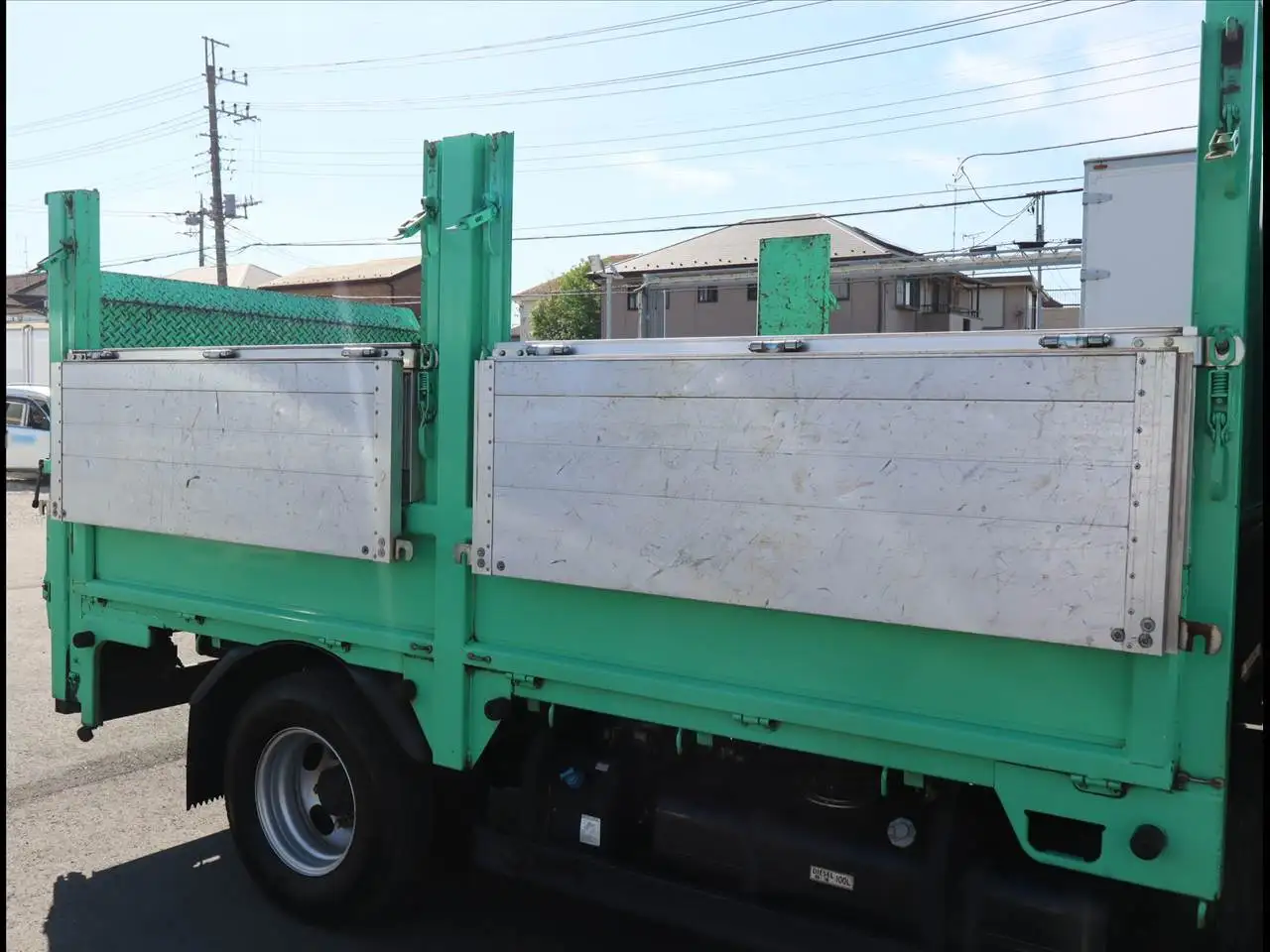 三菱 キャンター 小型 平ボディ パワーゲート 床鉄板の中古トラック画像6