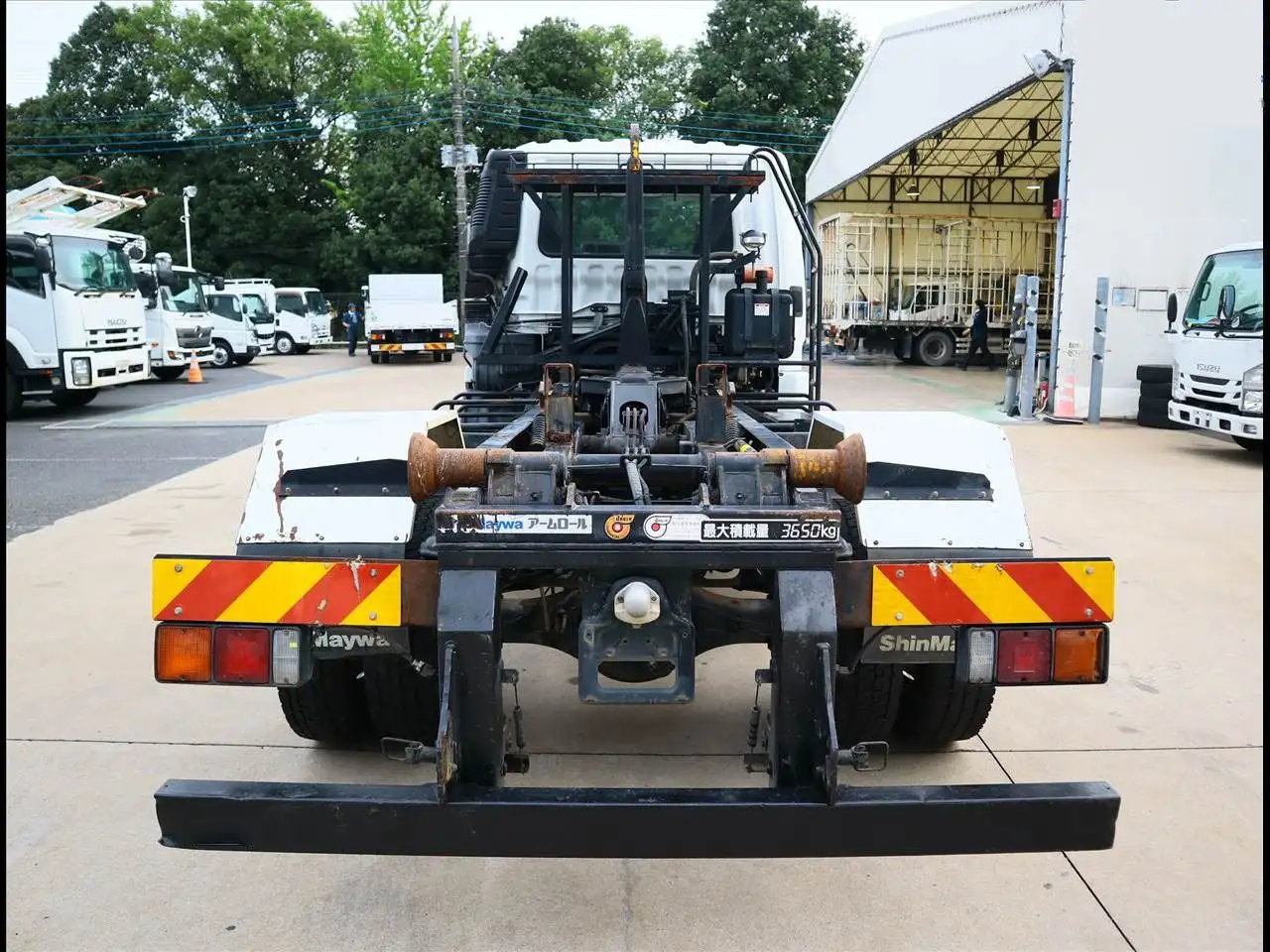 三菱 ファイター 中型/増トン アームロール ツインホイスト TKG-FK71Fの中古トラック画像4