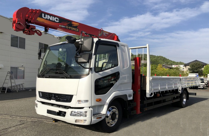 三菱 ファイター 中型/増トン 車両重機運搬 セルフローダー