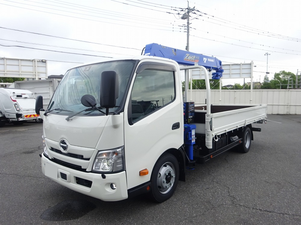 日野 デュトロ 小型 クレーン付 超ロング