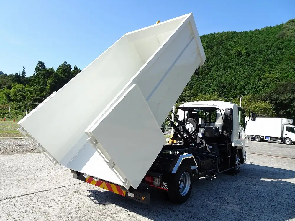 いすゞ フォワード 中型/増トン アームロール コンテナ付き ツインホイストの中古トラック画像3