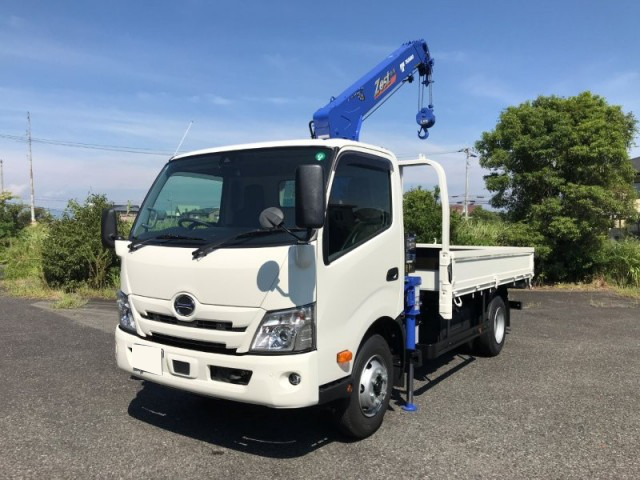 日野 デュトロ 小型 クレーン付 ワイドロング