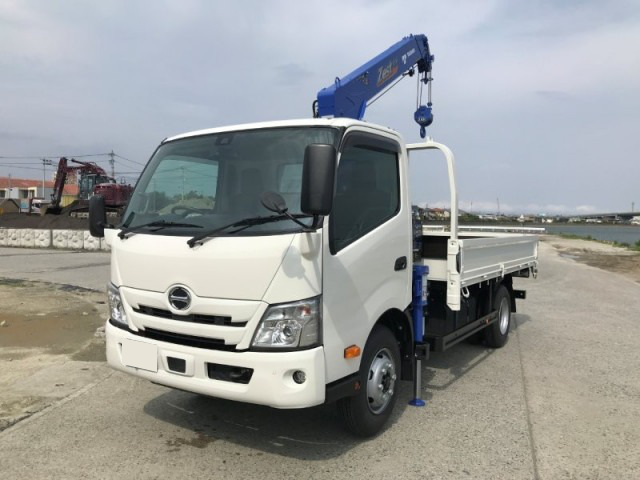 日野 デュトロ 小型 クレーン付 ワイドロング