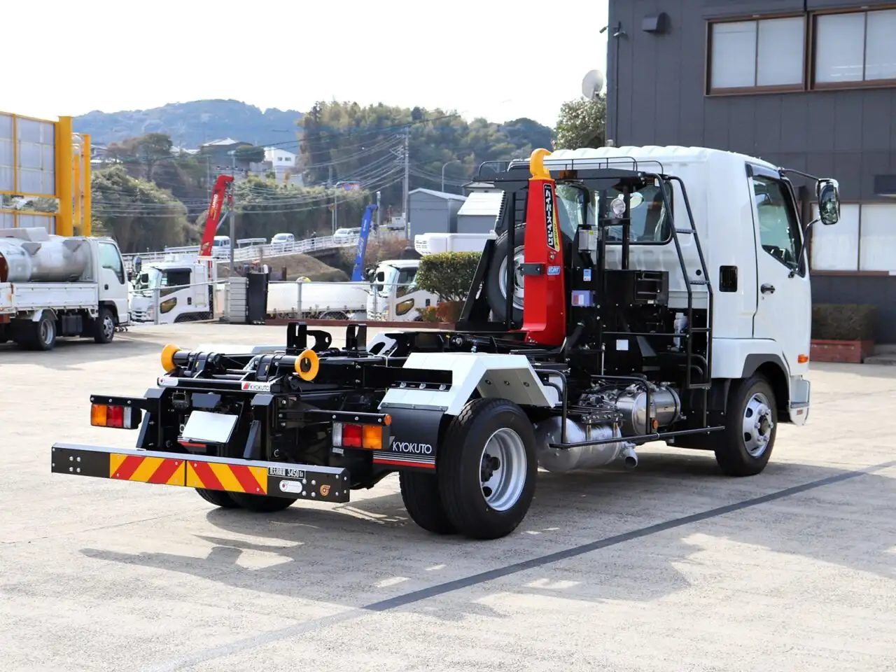 三菱 ファイター 中型/増トン アームロール シングルホイスト 2KG-FK72Fの中古トラック画像4