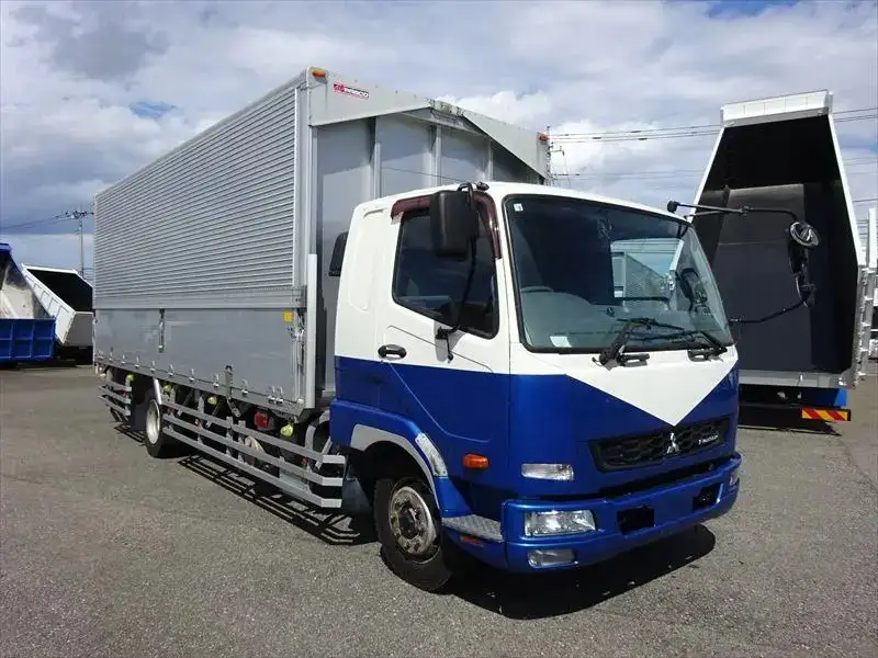 三菱 ファイター 中型/増トン ウイング エアサス ベッドの中古トラック画像2