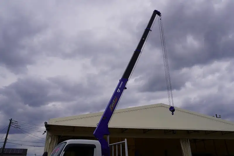 三菱 キャンター 小型 クレーン付 4段 ラジコンの中古トラック画像5