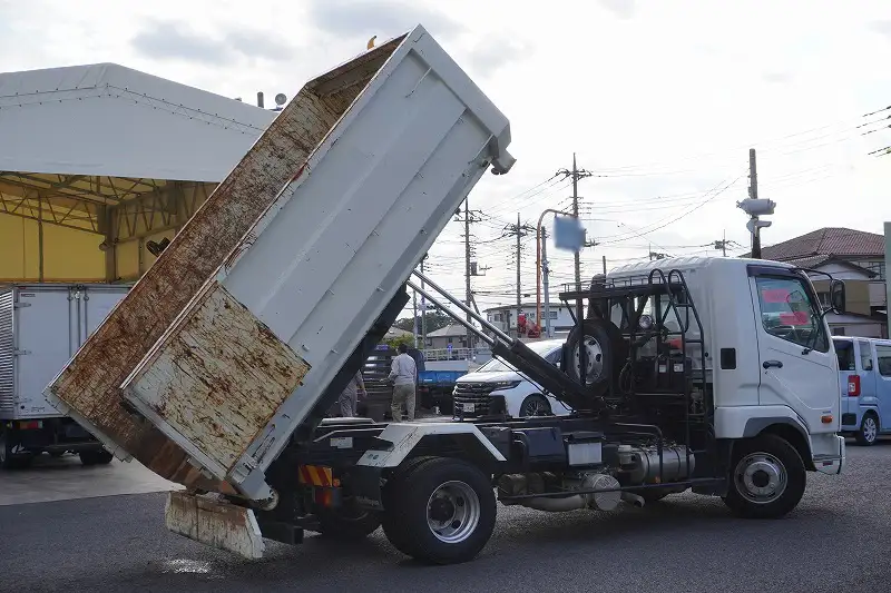 三菱 ファイター 中型/増トン アームロール コンテナ付き ツインホイストの中古トラック画像4