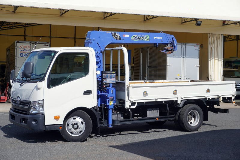 トヨタ ダイナ 小型 クレーン付 ワイドロング