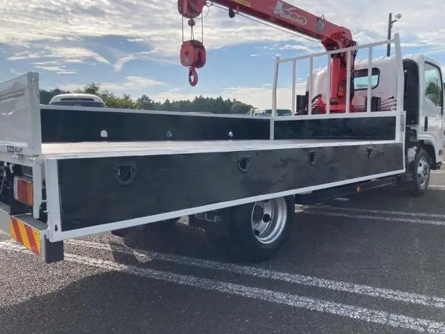 いすゞ エルフ 小型 クレーン付 4段 フックインの中古トラック画像8