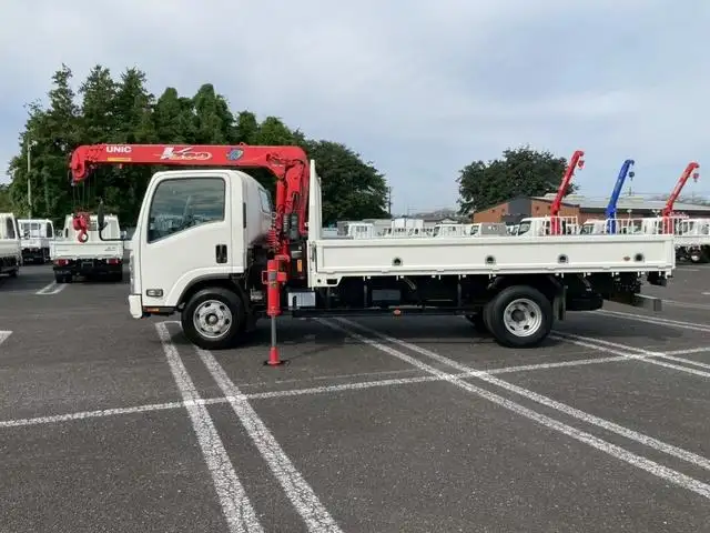 いすゞ エルフ 小型 クレーン付 4段 フックインの中古トラック画像5