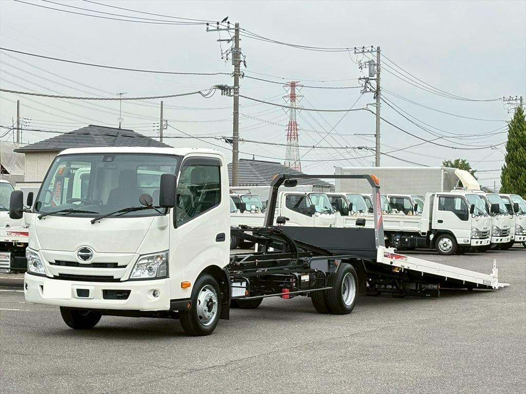 日野 デュトロ 小型 車両重機運搬 セーフティーローダー