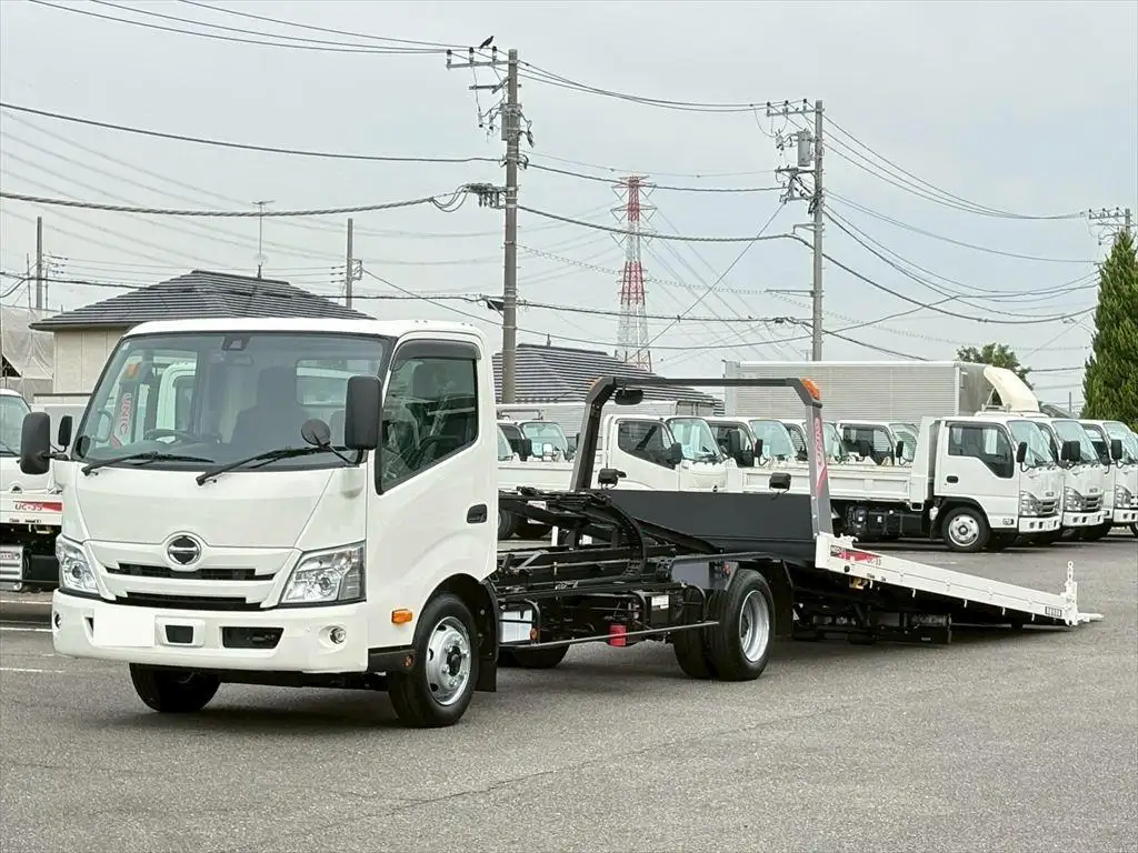日野 デュトロ 小型 車両重機運搬 ラジコン ウインチ の中古トラック【車両No.198362】