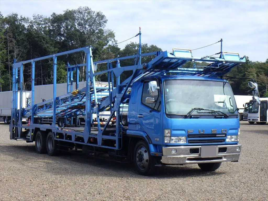 三菱 ファイター 中型/増トン 車両重機運搬 ベッド KL-FQ61FUの中古トラック画像2