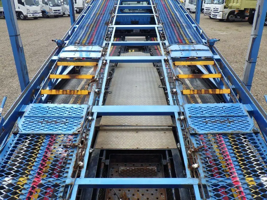 三菱 ファイター 中型/増トン 車両重機運搬 ベッド KL-FQ61FUの中古トラック画像9