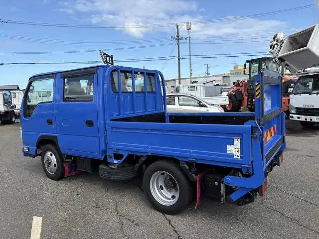 いすゞ エルフ 小型 平ボディ Wキャブ パワーゲートの中古トラック画像5