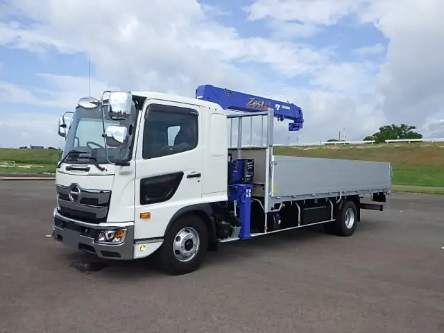 日野 レンジャー 中型/増トン クレーン付 アルミブロック 4段 の中古トラック【車両No.198415】