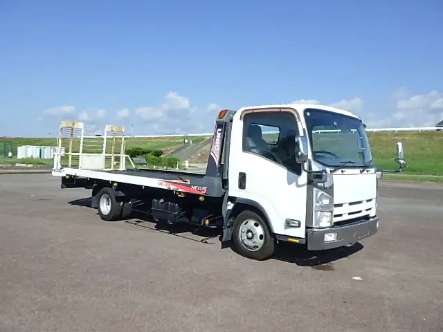 いすゞ エルフ 小型 車両重機運搬 ラジコン ウインチの中古トラック画像2