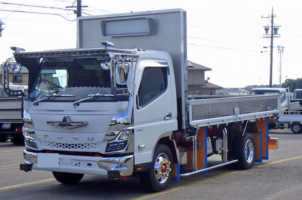 三菱 キャンター 小型 平ボディ ワイドロング