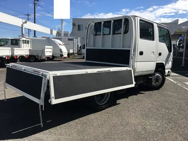 いすゞ エルフ 小型 平ボディ Wキャブ TRG-NJS85Aの中古トラック画像6