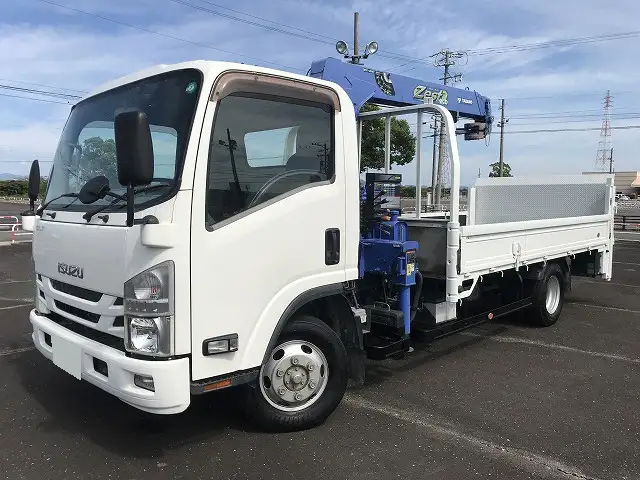 いすゞ エルフ 小型 クレーン付 パワーゲート 床鉄板 の中古トラック【車両No.198371】