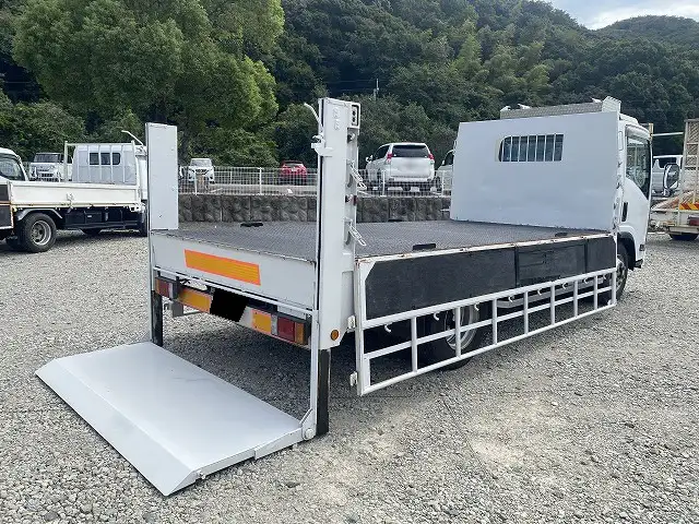 いすゞ エルフ 小型 平ボディ パワーゲート 床鉄板の中古トラック画像7