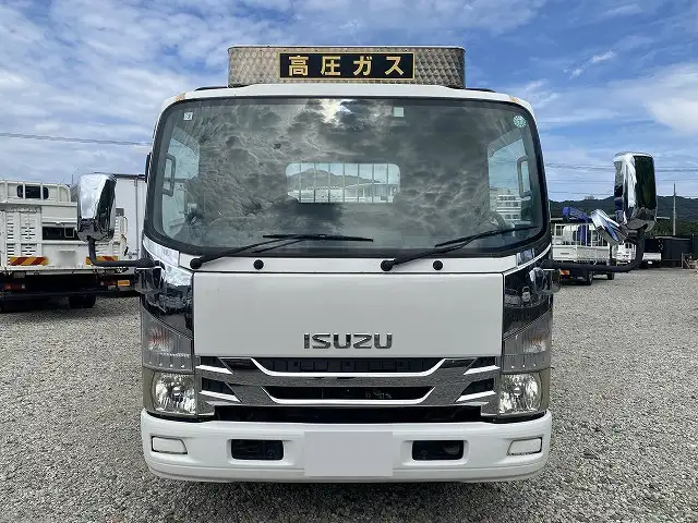 いすゞ エルフ 小型 平ボディ パワーゲート 床鉄板の中古トラック画像2