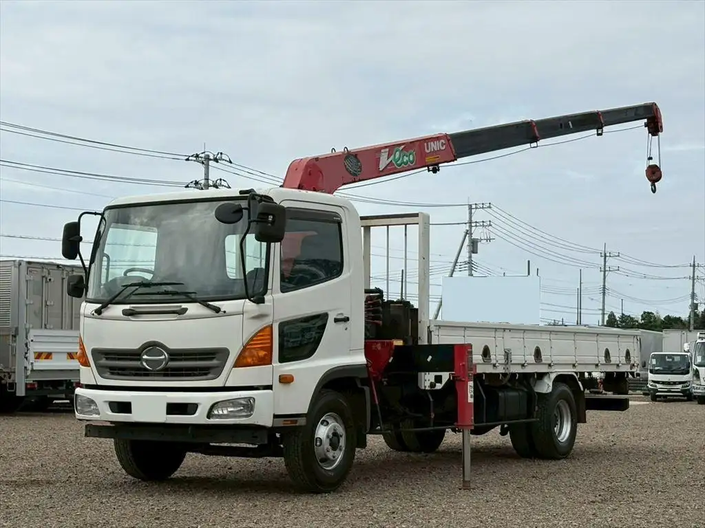 日野 レンジャー 中型/増トン クレーン付 4段 ラジコン の中古トラック【車両No.198449】
