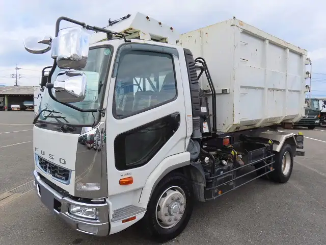 三菱 ファイター 中型/増トン アームロール ツインホイスト 2KG-FK72FZ の中古トラック【車両No.197894】