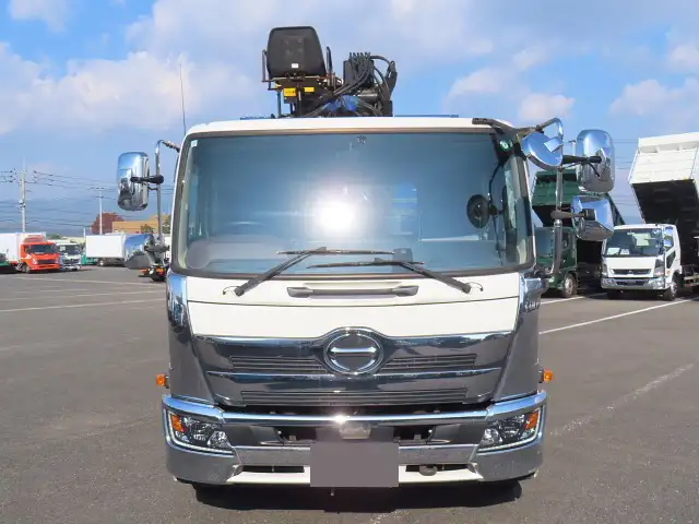 日野 レンジャー 中型/増トン アームロール クレーン付き コンテナ付きの中古トラック画像2