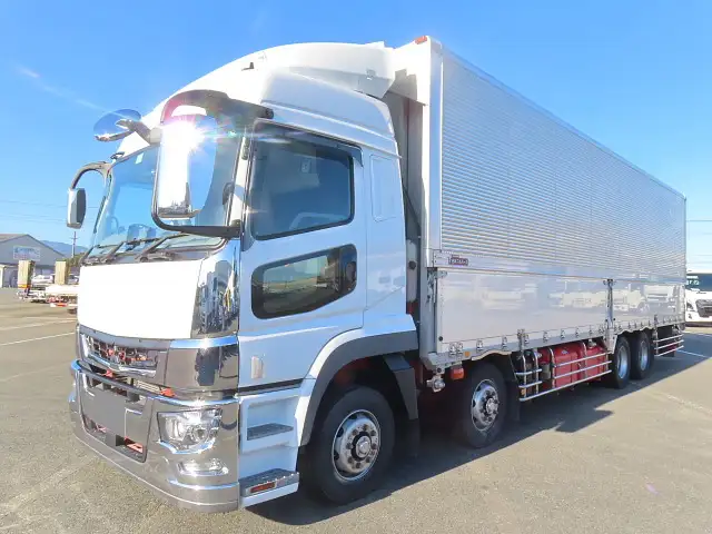 三菱 スーパーグレート 大型 ウイング ハイルーフ エアサス の中古トラック【車両No.197867】