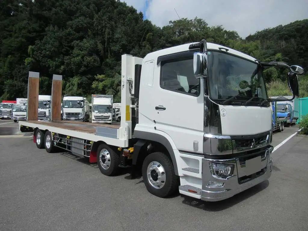 三菱 スーパーグレート 大型 車両重機運搬 ラジコン ウインチの中古トラック画像2