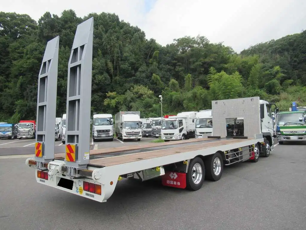 三菱 スーパーグレート 大型 車両重機運搬 ラジコン ウインチの中古トラック画像3
