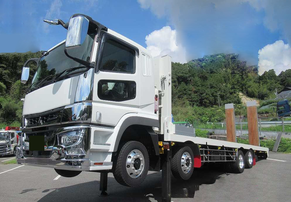 三菱 スーパーグレート 大型 車両重機運搬 セルフローダー