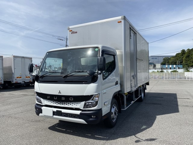 三菱 キャンター 小型 アルミバン 超ロング