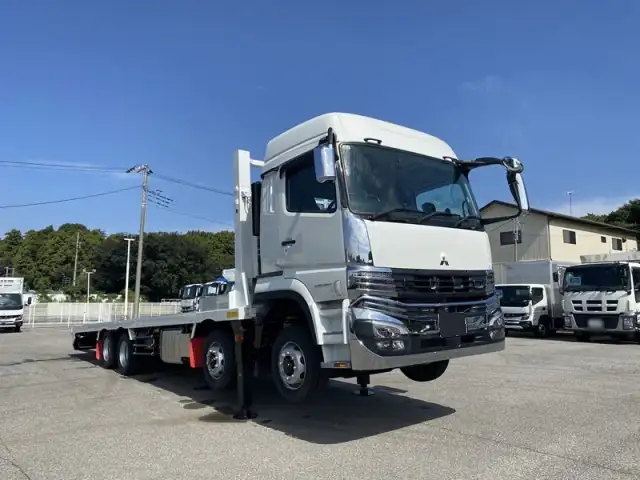 三菱 スーパーグレート 大型 車両重機運搬 ハイルーフ ウインチの中古トラック画像2