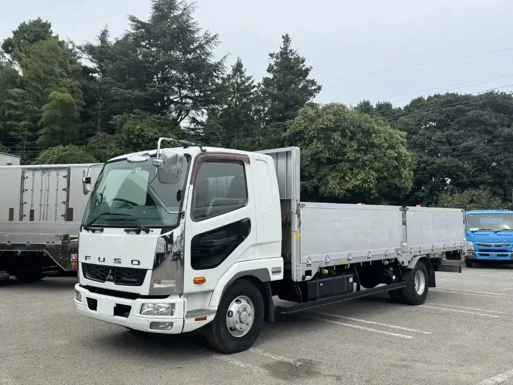 三菱 ファイター 中型/増トン 平ボディ 床鉄板 アルミブロック の中古トラック【車両No.198467】