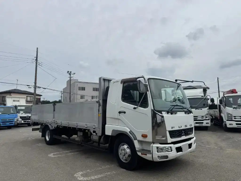 三菱 ファイター 中型/増トン 平ボディ 床鉄板 アルミブロックの中古トラック画像2