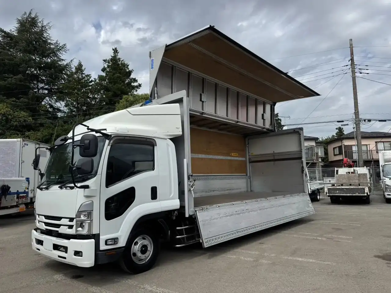 日産UD コンドル 中型/増トン ウイング パワーゲート エアサスの中古トラック画像5