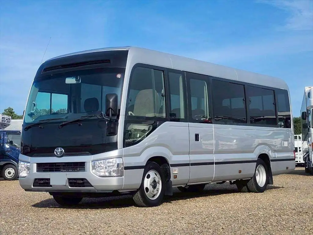 トヨタ コースター 小型 バス マイクロバス SKG-XZB70の中古トラック画像1